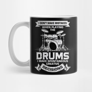 Funny Drums Music Percussionist Drummer Gift Mug